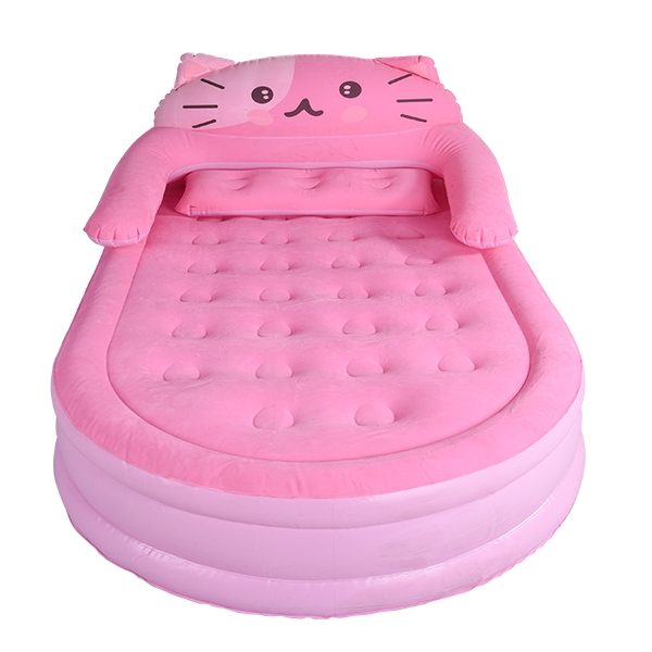 恩施粉色小猫充气床