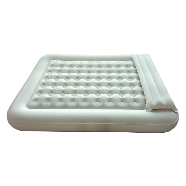 海东米色植绒床垫(带枕头)192X148X14cm