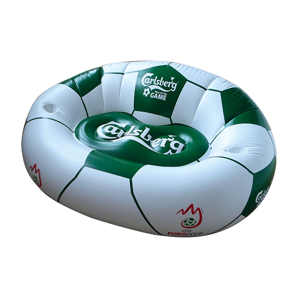 衡水绿白足球双人沙发55x46x35寸