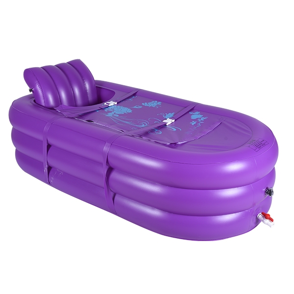 新疆紫色充气浴缸