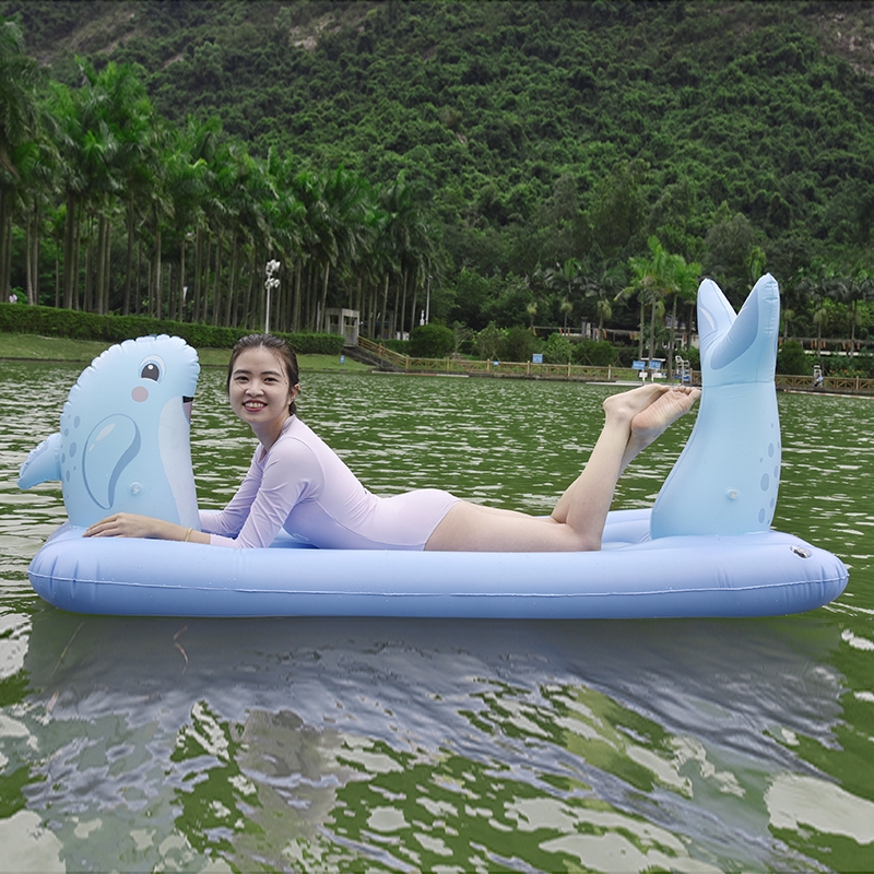 贵州夏季充气海豚浮床